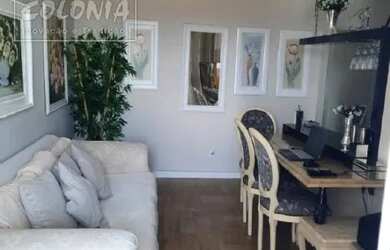 Imagem: O apartamento possui 2 Dormitórios, 1 Banheiro, 1 Vaga na garagem