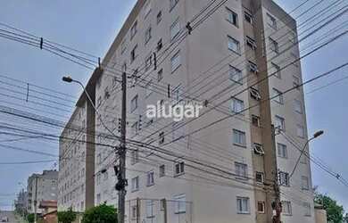 Imagem: O apartamento possui 2 Dormitórios, 1 Banheiro, 1 Vaga na garagem