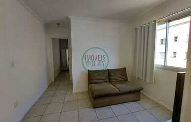 Imagem: O apartamento possui 1 Dormitório, 1 Banheiro, 1 Vaga na garagem