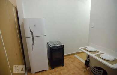 Imagem: O studio para alugar possui 1 Dormitório, 1 Banheiro e 22m²