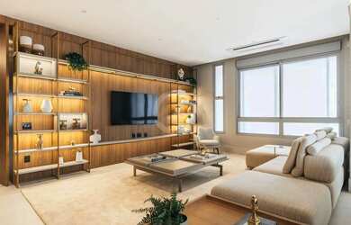 Imagem: O apartamento possui 4 Dormitórios, 5 Banheiros, 5 Vagas na