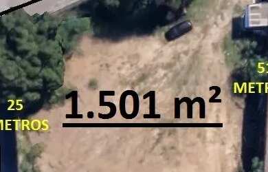 Imagem: O terreno possui 1.501m² de Área e está localizado em Lixeira