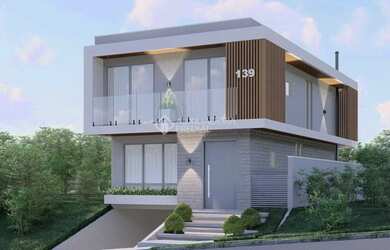 Imagem: A casa em condomínio possui 3 Dormitórios, 4 Banheiros, 3