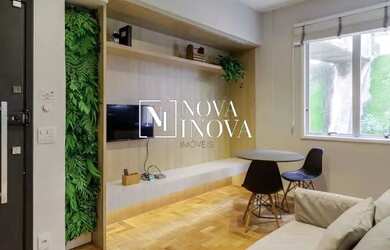 Imagem: O apartamento possui 1 Dormitório, 1 Banheiro, 41m² de Área