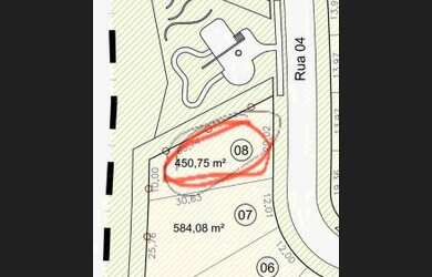 Imagem: O terreno possui 460m² de Área e está localizado em Vila