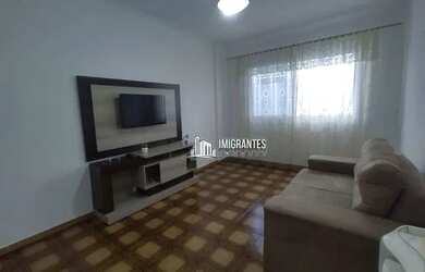 Imagem: O apartamento possui 1 Dormitório, 1 Banheiro, 1 Vaga na garagem