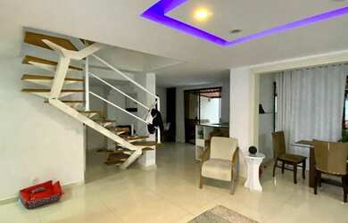 Imagem: O apartamento na cobertura possui 5 Dormitórios, 3 Banheiros