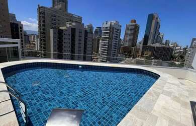 Imagem: O apartamento na cobertura possui 3 Dormitórios, 4 Banheiros