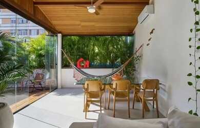 Imagem: O apartamento na cobertura possui 3 Dormitórios, 3 Banheiros