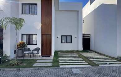 Imagem: A casa em condomínio possui 4 Dormitórios, 5 Banheiros, 2