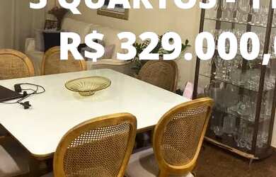 Imagem: O apartamento possui 3 Dormitórios, 3 Banheiros, 1 Vaga na