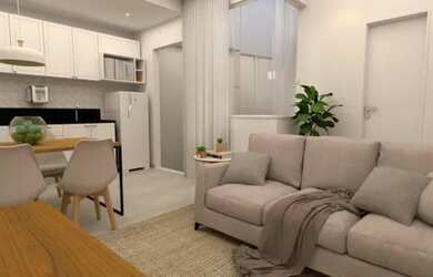 Imagem: A casa possui 3 Dormitórios, 1 Banheiro, 2 Vagas na garagem