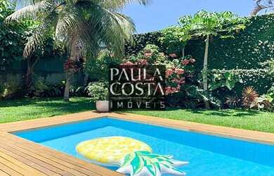 Imagem: A casa em condomínio possui 5 Dormitórios, 5 Banheiros, 4