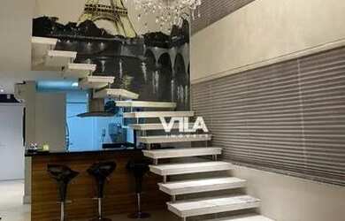 Imagem: O apartamento na cobertura possui 3 Dormitórios, 4 Banheiros