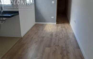 Imagem: O apartamento na cobertura possui 2 Dormitórios, 2 Banheiros