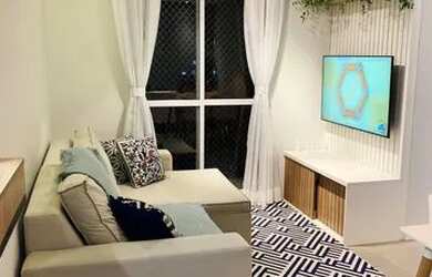 Imagem: O apartamento possui 2 Dormitórios, 1 Banheiro, 1 Vaga na garagem