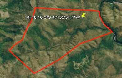 Imagem: O terreno possui 2.469.396m² de Área e está localizado em