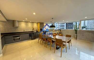 Imagem: O apartamento na cobertura possui 3 Dormitórios, 3 Banheiros