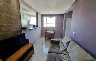 Imagem: O apartamento possui 2 Dormitórios, 1 Banheiro, 1 Vaga na garagem