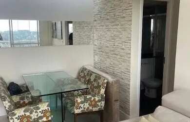 Imagem: O apartamento possui 2 Dormitórios, 1 Banheiro, 1 Vaga na garagem