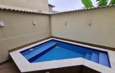 Imagem: A casa em condomínio possui 4 Dormitórios, 4 Banheiros, 3