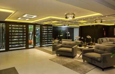 Imagem 3: Apartamento 1 dormitório mobiliado com suíte , lavabo e vaga