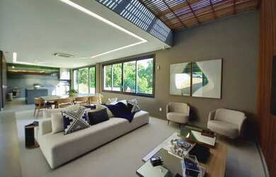 Imagem: A casa em condomínio possui 4 Dormitórios, 5 Banheiros, 5