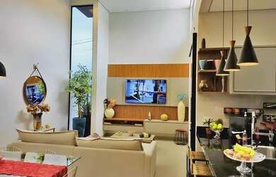 Imagem: A casa em condomínio possui 3 Dormitórios, 2 Banheiros, 2