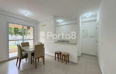 Imagem: O apartamento possui 1 Dormitório, 2 Banheiros, 1 Vaga na garagem