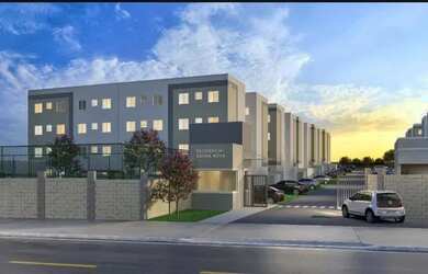 Imagem: O apartamento possui 2 Dormitórios, 1 Banheiro, 1 Vaga na garagem