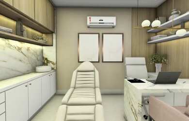 Imagem: A casa possui 1 Dormitório, 1 Banheiro, 1 Vaga na garagem e