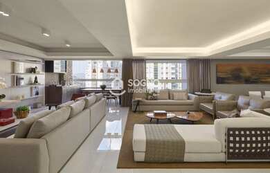 Imagem: O apartamento possui 4 Dormitórios, 3 Banheiros, 4 Vagas na