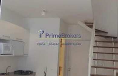 Imagem: O apartamento possui 1 Dormitório, 2 Banheiros, 1 Vaga na garagem