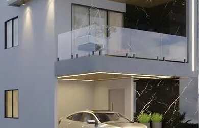 Imagem: A casa em condomínio possui 4 Dormitórios, 4 Banheiros, 2