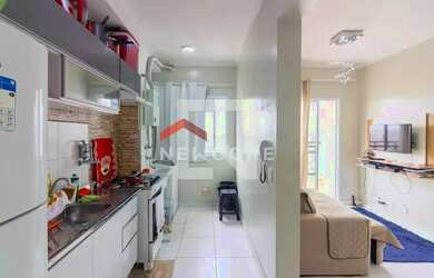 Imagem: O apartamento possui 2 Dormitórios, 1 Banheiro, 1 Vaga na garagem