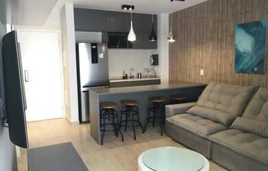 Imagem: O apartamento possui 1 Dormitório, 1 Banheiro, 51m² de Área