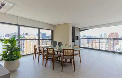 Imagem 4: Apartamento mobiliado para alugar na Vila Olímpia 152 m² 2 suítes 3...