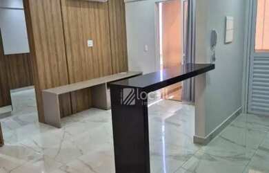 Imagem: O apartamento possui 1 Dormitório, 1 Banheiro, 1 Vaga na garagem