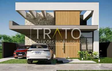 Imagem: A casa em condomínio possui 4 Dormitórios, 4 Banheiros, 4