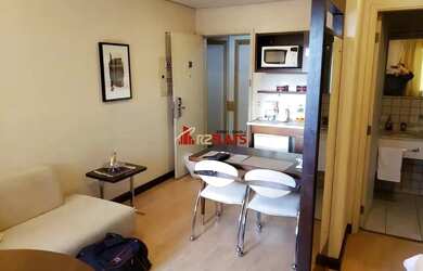 Imagem: O apartamento à venda possui 1 Dormitório, 1 Banheiro, 1 Vaga