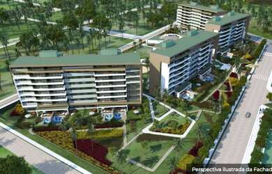 Imagem: O apartamento possui 4 Dormitórios, 4 Banheiros, 2 Vagas na