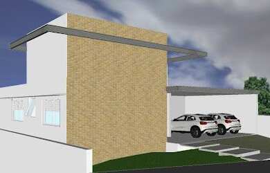 Imagem: A casa possui 3 Dormitórios, 2 Banheiros, 4 Vagas na garagem