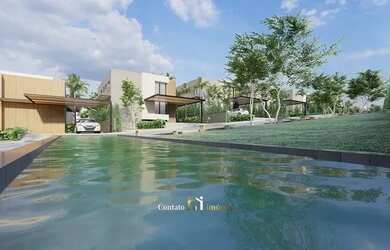 Imagem: A casa em condomínio possui 3 Dormitórios, 4 Banheiros, 2