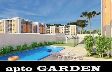 Imagem: O apartamento possui 2 Dormitórios, 1 Banheiro, 1 Vaga na garagem