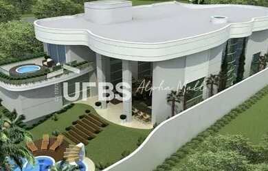 Imagem: A casa possui 5 Dormitórios, 5 Banheiros, 5 Vagas na garagem