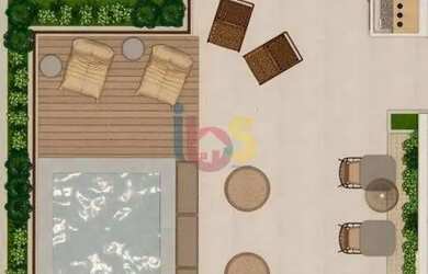 Imagem 7: Barra Grande SPOT. Piscina, Imóvel mobiliado, 23m² de Áreae1 Banheiro