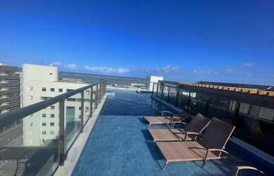 Imagem: O apartamento possui 1 Dormitório, 1 Banheiro, 1 Vaga na garagem