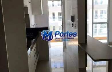 Imagem: O apartamento possui 1 Dormitório, 1 Banheiro, 1 Vaga na garagem