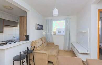 Imagem: O apartamento possui 2 Dormitórios, 1 Banheiro, 1 Vaga na garagem