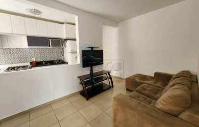 Imagem: O apartamento possui 2 Dormitórios, 1 Banheiro, 1 Vaga na garagem